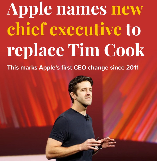 Apple appoints new CEO to succeed Tim Cook