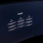 Ilustrasi konsep Natural Language Processing (NLP) dalam kecerdasan buatan, memproses teks dan suara manusia